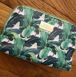 Mario Badescu Green Fern Palm Print Make-up Case Pouch